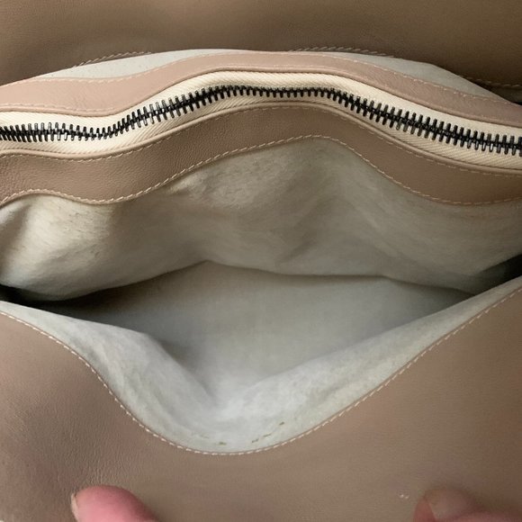 Giorgio Armani Pleated Leather Handbag - Picture 16 of 16